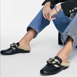 Steve Madden Klaire fur loafers (SOLD)